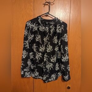 NWT Simply Vera Vera Wang long sleeve blouse size XS